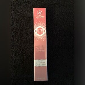 Anjoize Pink Eye Serum Roller – Firming Moisturizer with 5% Caffeine
